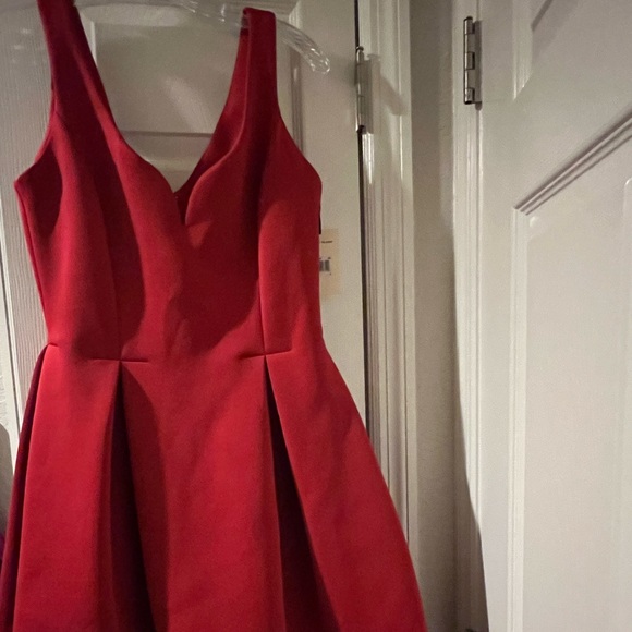 Ali Ro adorable dress with pleated flared bottom so cute dress up or down - Picture 5 of 14